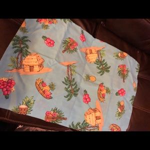 4 piece Full size bed sheet set - Hawaiian theme